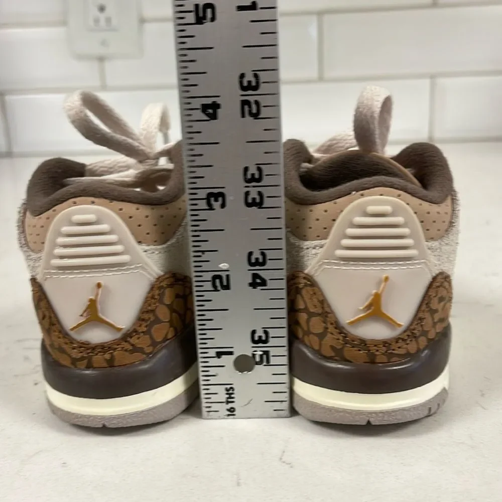 Nike Air Jordan 3 Retro TD Palomino Toddler Size 4C DM0968-102 Worn 3-4 times